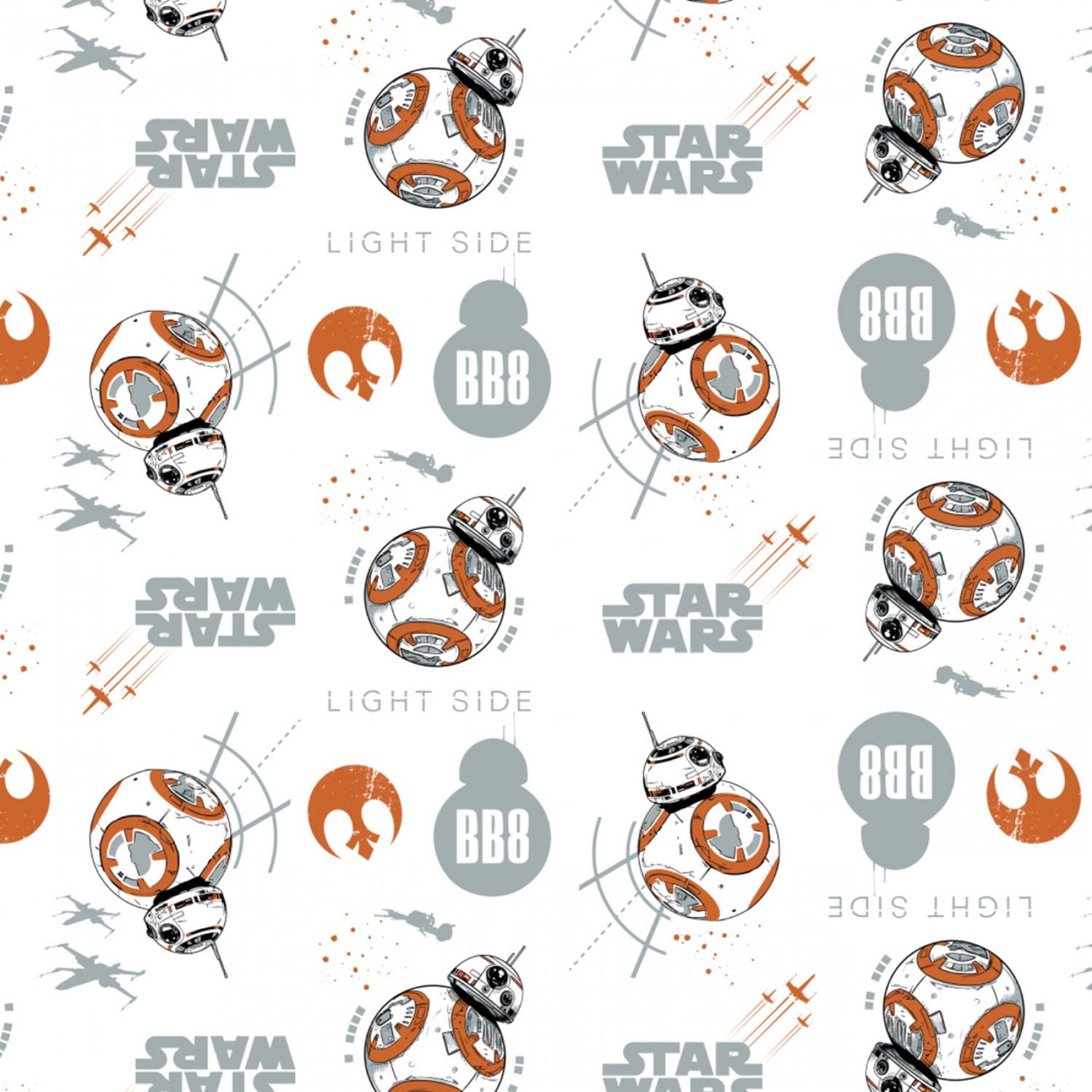 Star Wars The Last Jedi - Resistance Characters PANEL from Camelot Fabrics