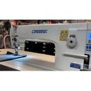 Consew 2206RB-14-7-DD-1 Single Needle Direct Drive Compound Walking Foot Sewing Machine with Complete Tabling