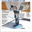 Consew 2206RB-14-7DD Direct Drive, Heavy Duty, Single Needle, Walking Foot Lockstitch Machine     including Stand