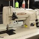 339RB-4 Heavy Duty, High Speed, Two Needle, Lockstitch Machine, Drop Feed, Needle Feed and Alternating (Walking) Presser Feet