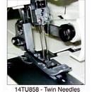 Consew 14TU858 Portable Coverstitch Machine 2 Needle, 2/3 Thread