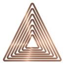 Gemini Multi Media Metal Die - Nesting Triangles