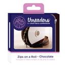 Threaders Zips on a Roll - Chocolate