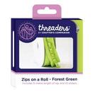 Threaders Zips on a Roll - Forest Green