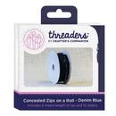 Threaders Concealed Zips on a Roll - Blue