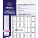 Crafters Companion Threaders 12.5 Inch Square Folding Ruler