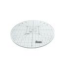 Round Tempered Glass Mat Add-on for Swivel