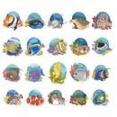 Dakota Collectibles Sea Life  Embroidery Designs - 970178