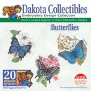 Dakota Collectibles Butterflies Embroidery Designs - 970192