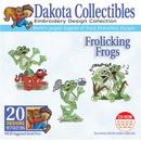 Dakota Collectibles Frolicking Frogs Embroidery Designs - 970236