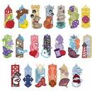 Dakota Collectibles Laced-themed Bookmarks with Applique Embroidery Designs - 970345
