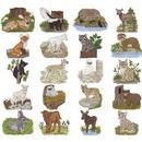 Dakota CollectiblesNorth American Wildlife Babies Embroidery Designs - 970347