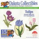 Dakota Collectibles Tulips Embroidery Designs - 970353