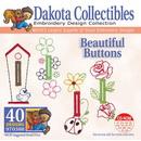 Dakota Collectibles Beautiful Buttons Embroidery Designs - 970388