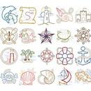 Dakota Collectibles Nautical De-Lite  Embroidery Designs - 970394