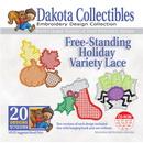 Dakota Collectibles Free-Standing Holiday Variety Lace Embroidery Designs - 970399