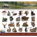 Dakota Collectibles Hautman Brothers North American Wildlife Embroidery Design Collection  LS0401