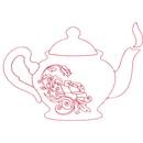 Cup of Tea Embroidery CD w/SVG - Designs by Hope Yoder