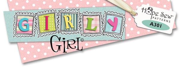 Girly Girl Pattern from Designs by Hope Yoder - The perfect pattern for a purse or headband