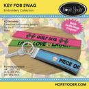 Key Fob Swag Embroidery CD - Designs by Hope Yoder