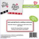 Mr. Right & Mrs. Always Right Embroidery CD w/SVG - Designs by Hope Yoder