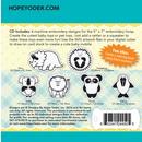 Zoo Babies Embroidery CD w/SVG - Designs by Hope Yoder