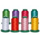 DIME Exquisite Poly Patch Twill Companion Thread Assortment -Brights- 8pk 1000M 40wt