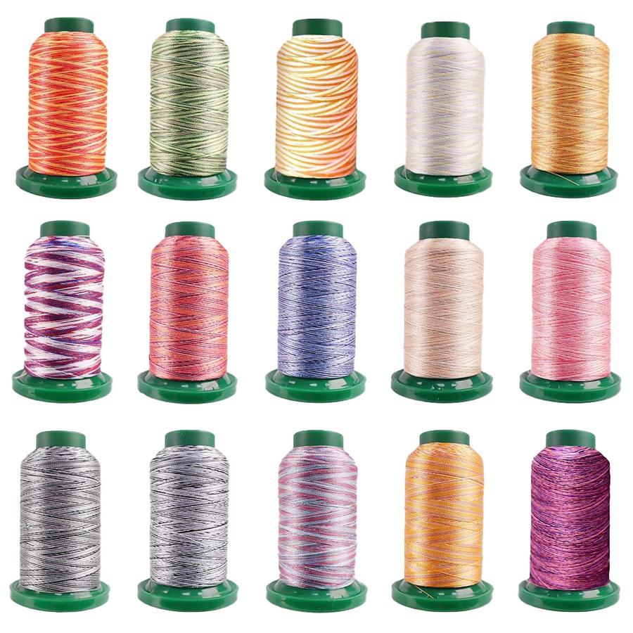 Complexion Polyester Machine Embroidery Thread Set, Floriani #FSP-3COMPLX