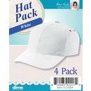 Dime Hat Pack White