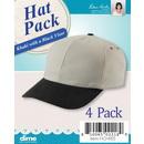 Dime Hat Pack Khaki With Black Visor