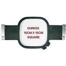 Durkee 15CM x 15CM (6 in. x 6 in.) Square Traditional Embroidery Hoop - Compatible with Many Machines