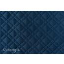Quilted Pillow Blank, 13inx19in Navy Linen, Plaid Quilting