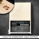 OESD Table Runner 12 in x36 in White