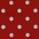 Printed Tea Towel Polka Dot Bright Red 6pc