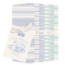 Tilda-Tea Towel Basics Fat Quarter Bundle Blue Teal