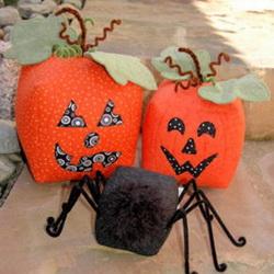 3D Pumpkins & Spider