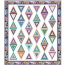 Beaded Curtain Quilt Fabric Kit from Pieced Brain Quilt Designs