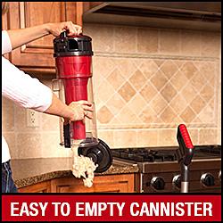 Easy to Empty Bagless Cannister