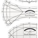 Good Measure Every Curve Quilting Template Ruler 3 PC Set