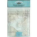 Good Measure Every Heart 2 Quilting Template Ruler 3 PC Set