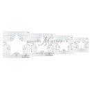 Good Measure Long Arm Every Star Quilting Template Ruler 4 PC Set
