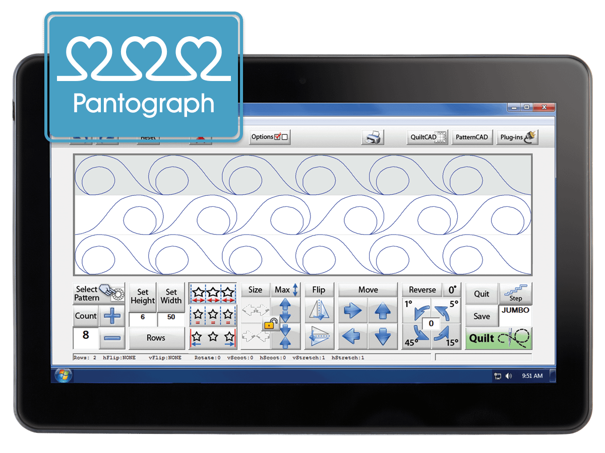 Simplified Pantograph Layout