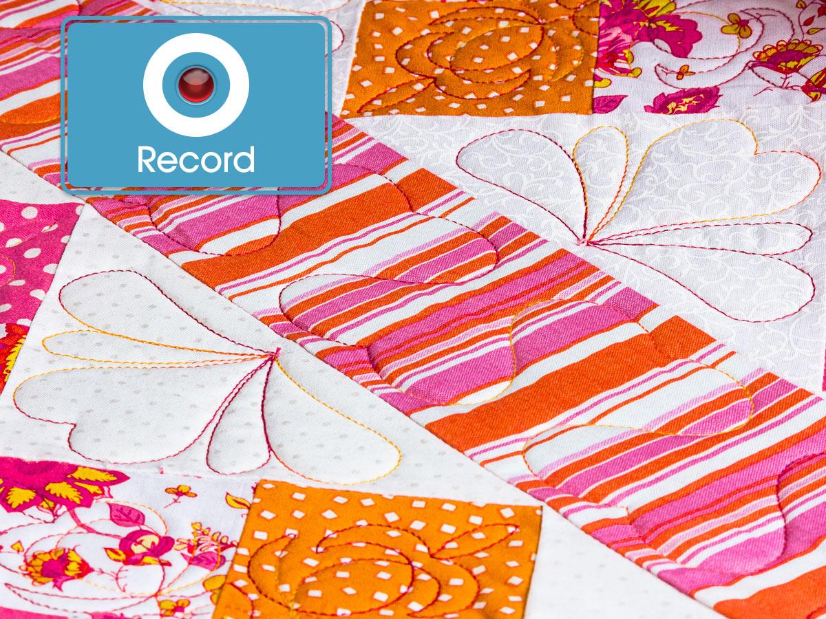 Record Free–Motion Quilting