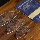 Handi Quilter 3pc Crescent Quilting Ruler Set HG00564