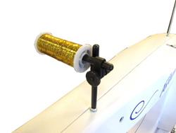 Horizontal Spool Pin In Use.