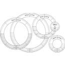 Handi Quilter Ring Templates Silver Set