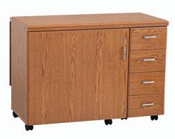 Inspira 4 Drawer Cabinet with Drop Leaf