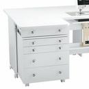 Inspira Quilters Cabinet  4 Drawer Storage Caddie - White