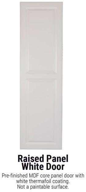 Raised White Door