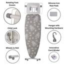 ironMATIK Space Surfer Premium Ironing Board in Pagoda Gray